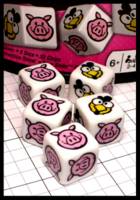 Dice : Dice - Game Dice - Pig Out by Ideal 2014 - JA Collection Feb 2024